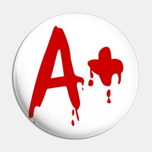Blood Group A+ Positive #Horror Hospital Pin
