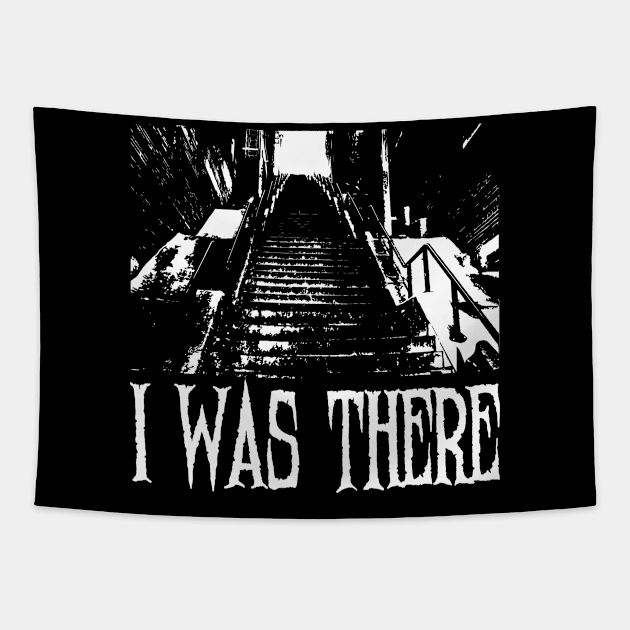 Famous West 167th Street Stairway Steps Dancing Stairs Tapestry by sheepmerch