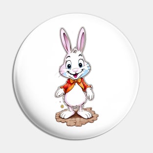 White bunny rabbit cute Pin
