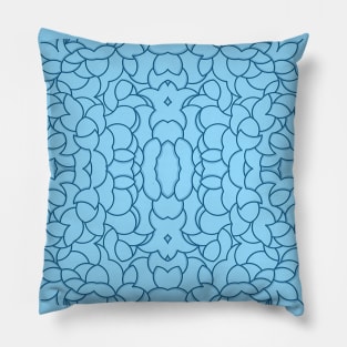 Abstract blue patten Pillow