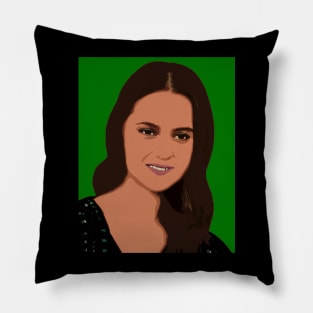 alicia vikander Pillow