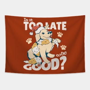 Funny dog Christmas gift Tapestry