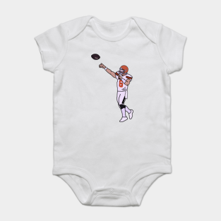 baker mayfield baby onesie