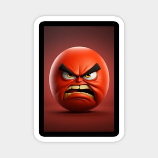 angry emoticon Magnet