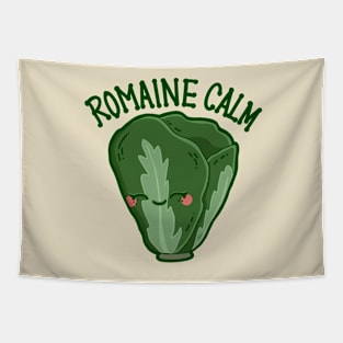 Romaine Calm - Cute Chill Romaine Lettuce Tapestry