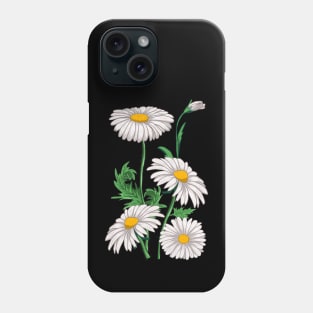 Daisies Chamomile Marguerites Bouquet Vintage Daisy Flower Phone Case