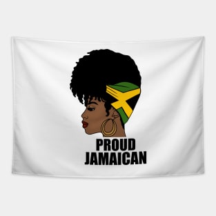 Jamaica Flag, Proud Jamaican Woman, Jamaica Flag, Afro Rasta Tapestry