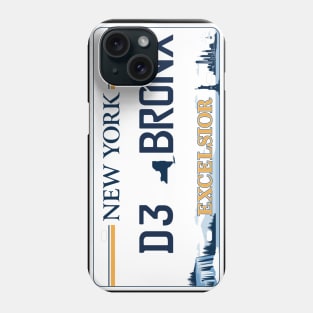 The bronx car license plate Phone Case