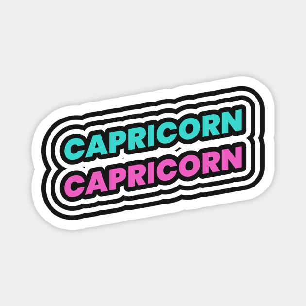 Capricorn Magnet by Tip Top Tee's