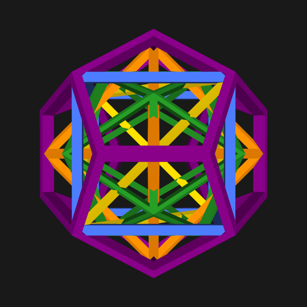 GMTRX lawal golden ratio v3 skeletal platonic solids by Seni Lawal