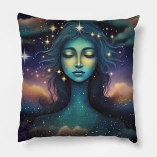 Star Goddess Milky Way Pillow