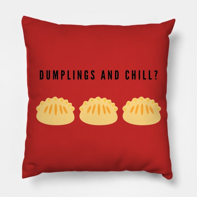 Dumplings and chill? Pillow by ceebs2912