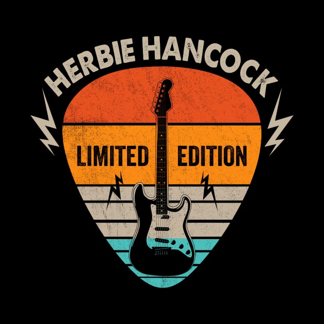 Vintage Herbie Hancock Name Guitar Pick Limited Edition Birthday by Monster Mask