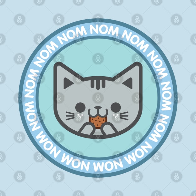 Nom Nom Cat by Kitty Cotton