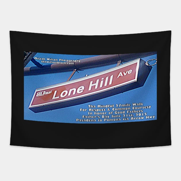 Lone Hill Avenue, San Dimas, CA by Mistah Wilson Tapestry by MistahWilson