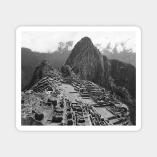 Vintage Machu Pichu Landscape Magnet