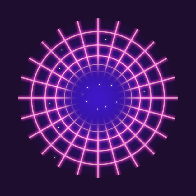 Retro Neon Circle by WhiteRave