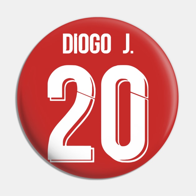 Diogo Jota Home Jersey Pin by Alimator