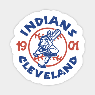 Cleveland indians retro style Magnet