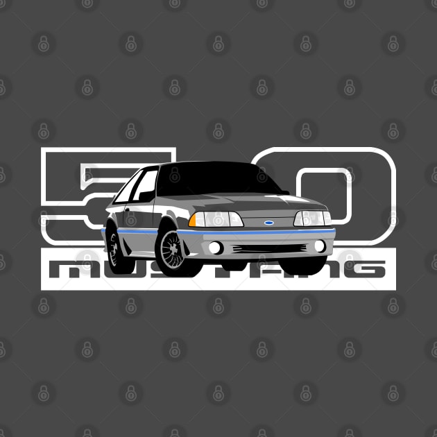 1987-90 Mustang GT Blue Stripe by FoMoBro's