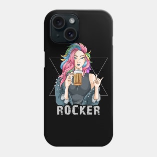 rocker woman Phone Case