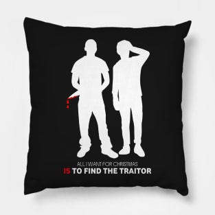 All I Want For Christmas Is To Find The Traitor - Board Games Design - Board Game Art Pillow