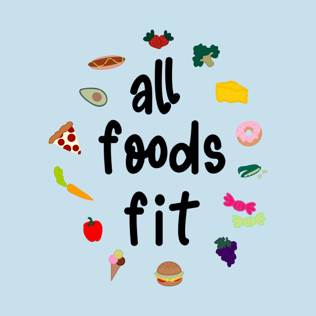 All Foods Fit Eating Disorder Recovery by GrellenDraws