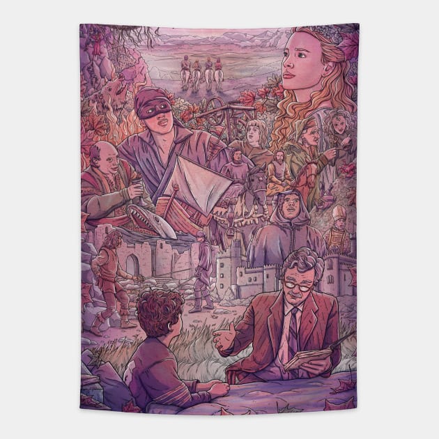 Princess Bride Tapestry by TaylorRoseMakesArt