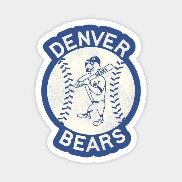 Defunct 70s Denver Bears Baseball Team Magnet by Defunctland