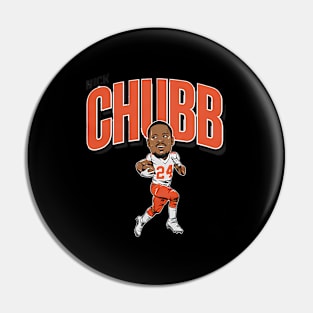 Nick Chubb Caricature Pin