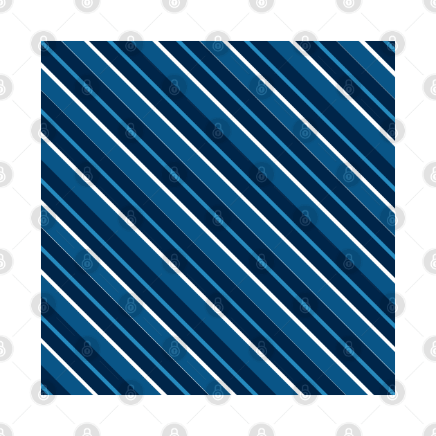 Repp Tie Pattern No. 8 (Diagonal Blue Stripes) by PSCSCo