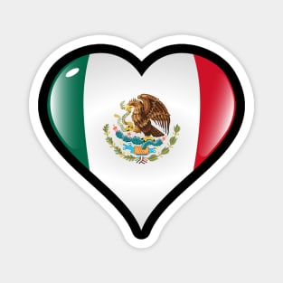 Heart of mexico Magnet