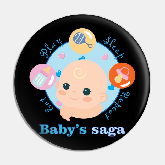 Baby's saga Pin by chrisbizkit