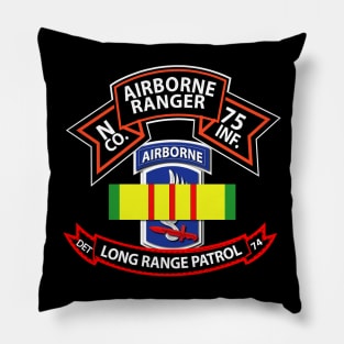 N Co 75th Ranger - 173rd Airborne Brigade - VN Ribbon - LRSD Pillow