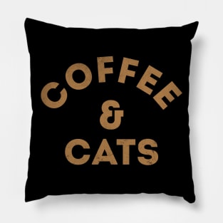 Coffee & Cats Pillow