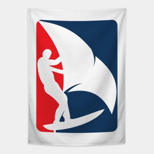 wingfoil logo design gift for wingfoil lovers & wingsurfer Tapestry