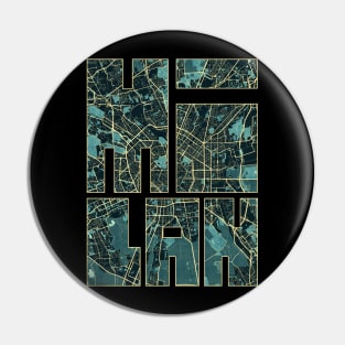 Milan, Italy City Map Typography - Summer Pin