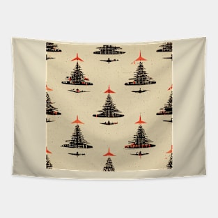 Christmas Tree Pattern Tapestry