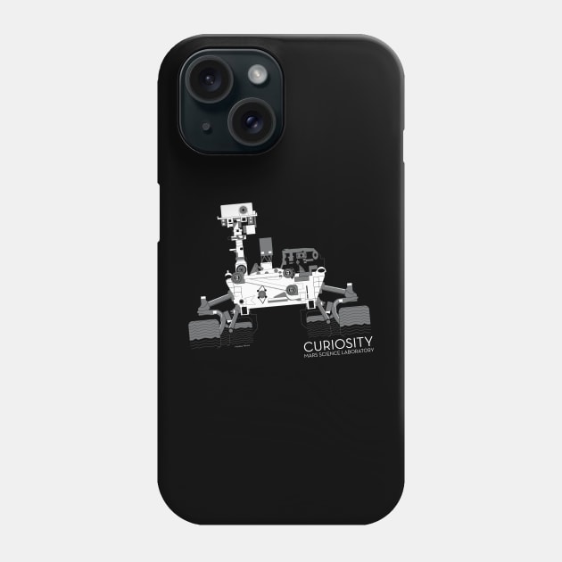 Mars Curiosity Rover Phone Case by monkeyminion