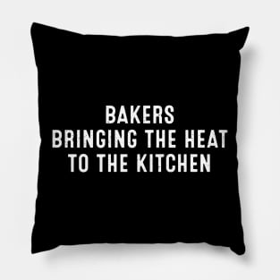 Bakers Bringing the Heat to the Kitchen Pillow