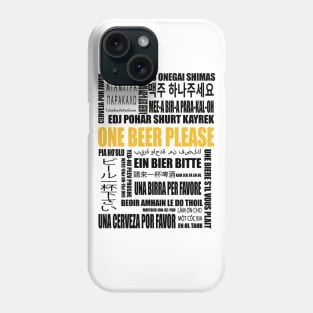 How to order a beer arround the wolrd Phone Case