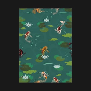 The pond with koi fish T-Shirt