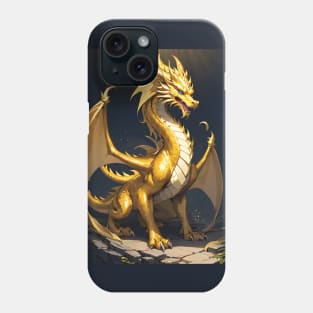 Beautiful Golden dragon Phone Case