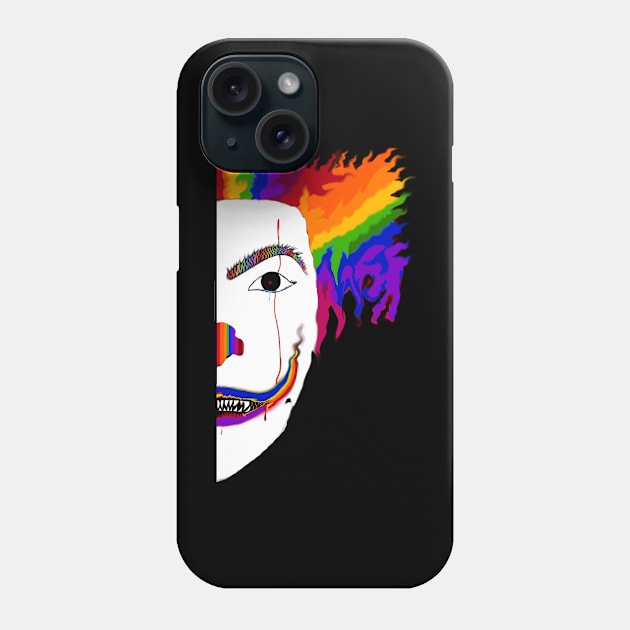 Colorful clown Phone Case by Orchid's Art