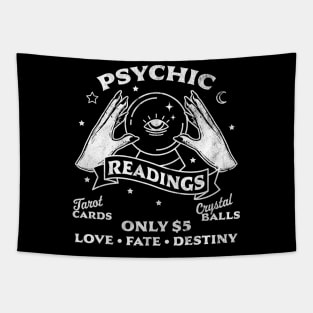 Fortune Teller Psychic Readings Tarot Crystal Ball Vintage Tapestry