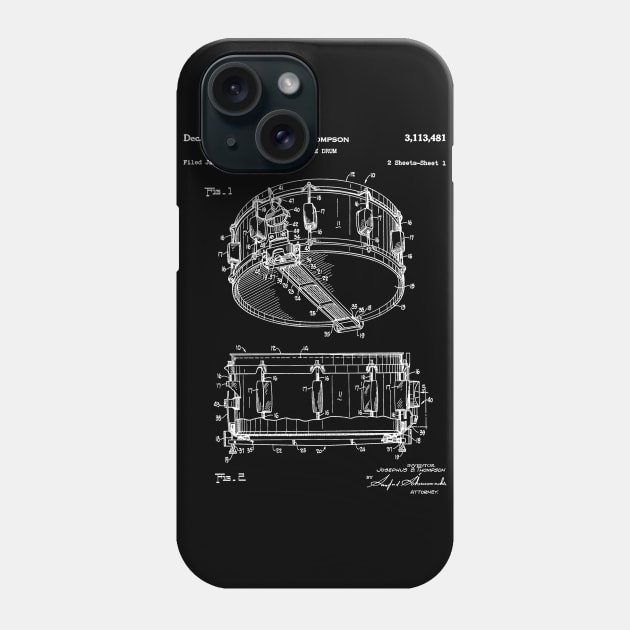 Snare drum phone case top