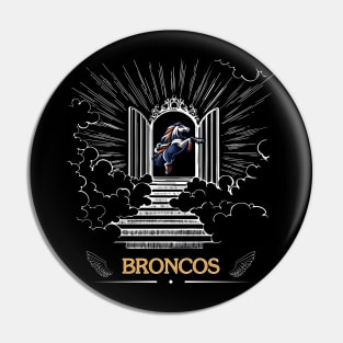 TO HEAVEN DENVER BRONCOS Pin