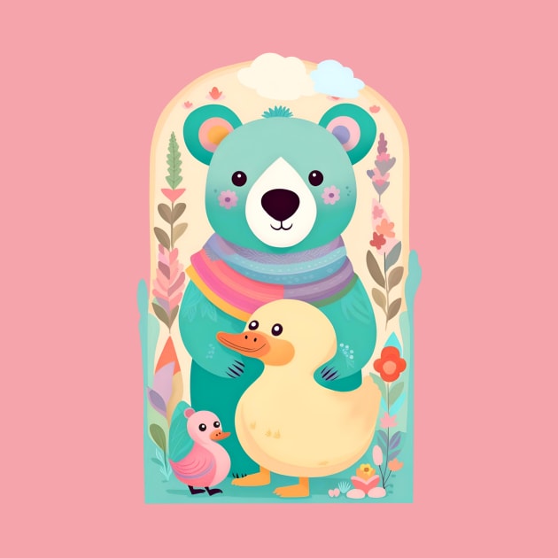 Cute bear illustration by Charmycraft