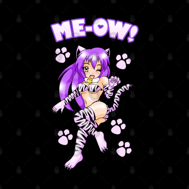 Me-Ow Catgirl by wildsidecomix