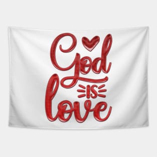 God Is Love Tapestry